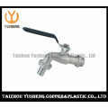 Nickel-Plating Brass Water Faucet with Iron Handle (YS4003)